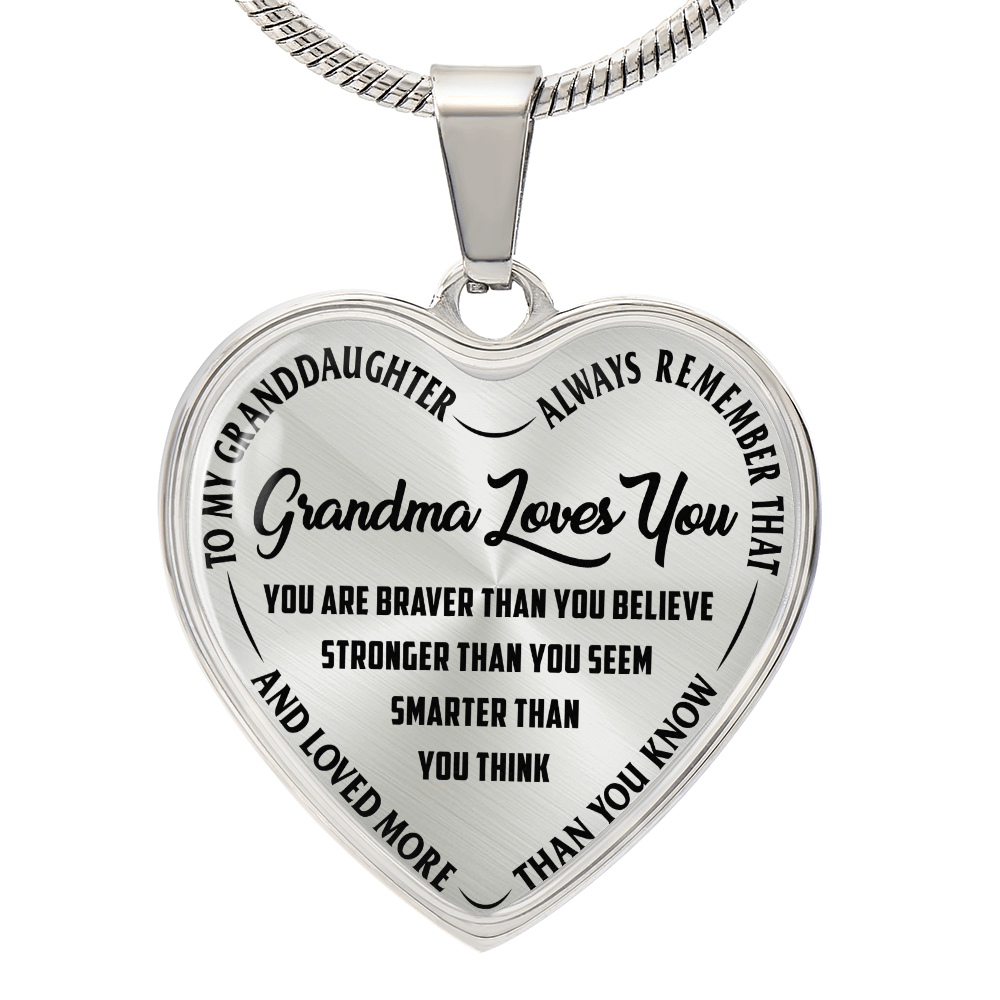 Mamie t'aime - Collier cœur