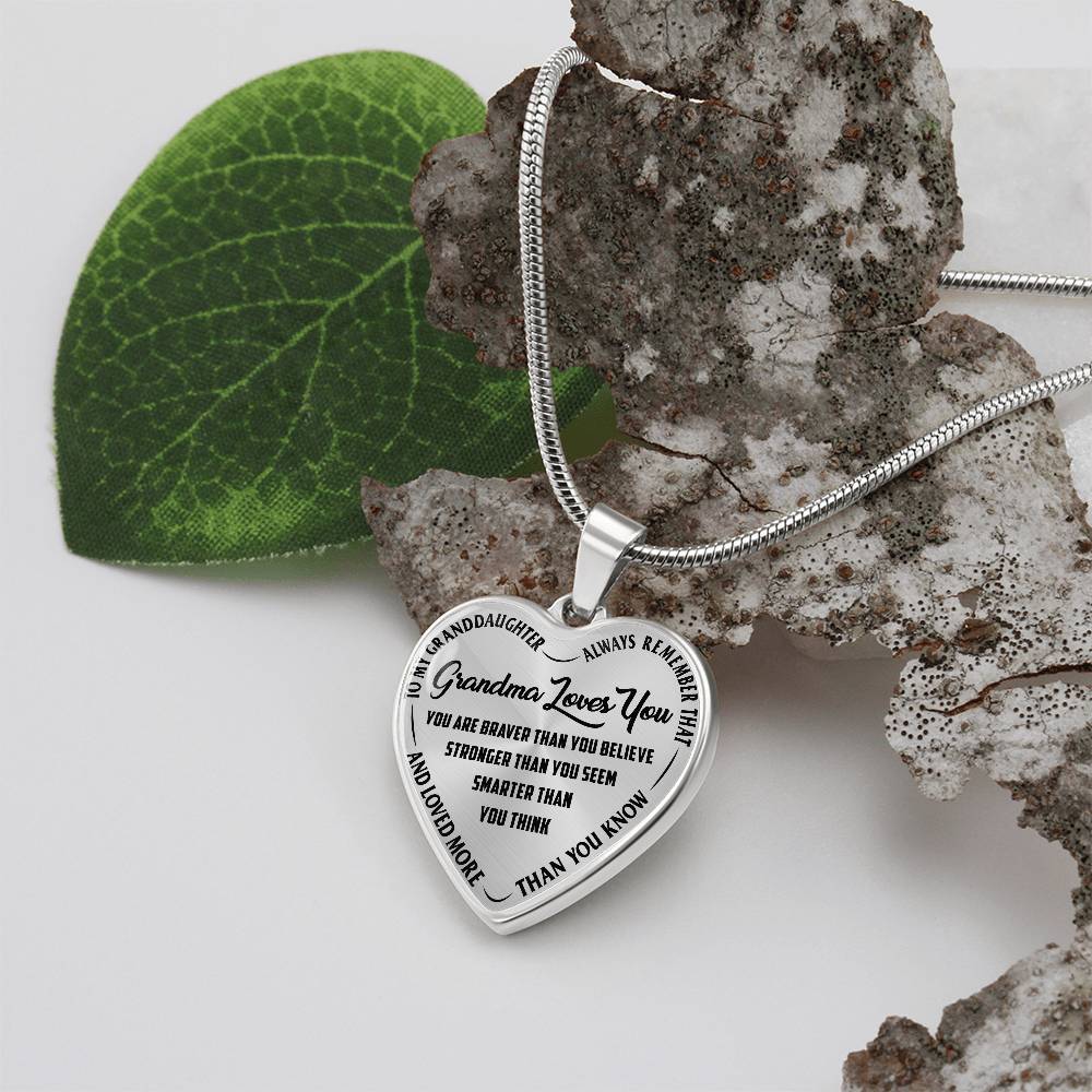 Mamie t'aime - Collier cœur