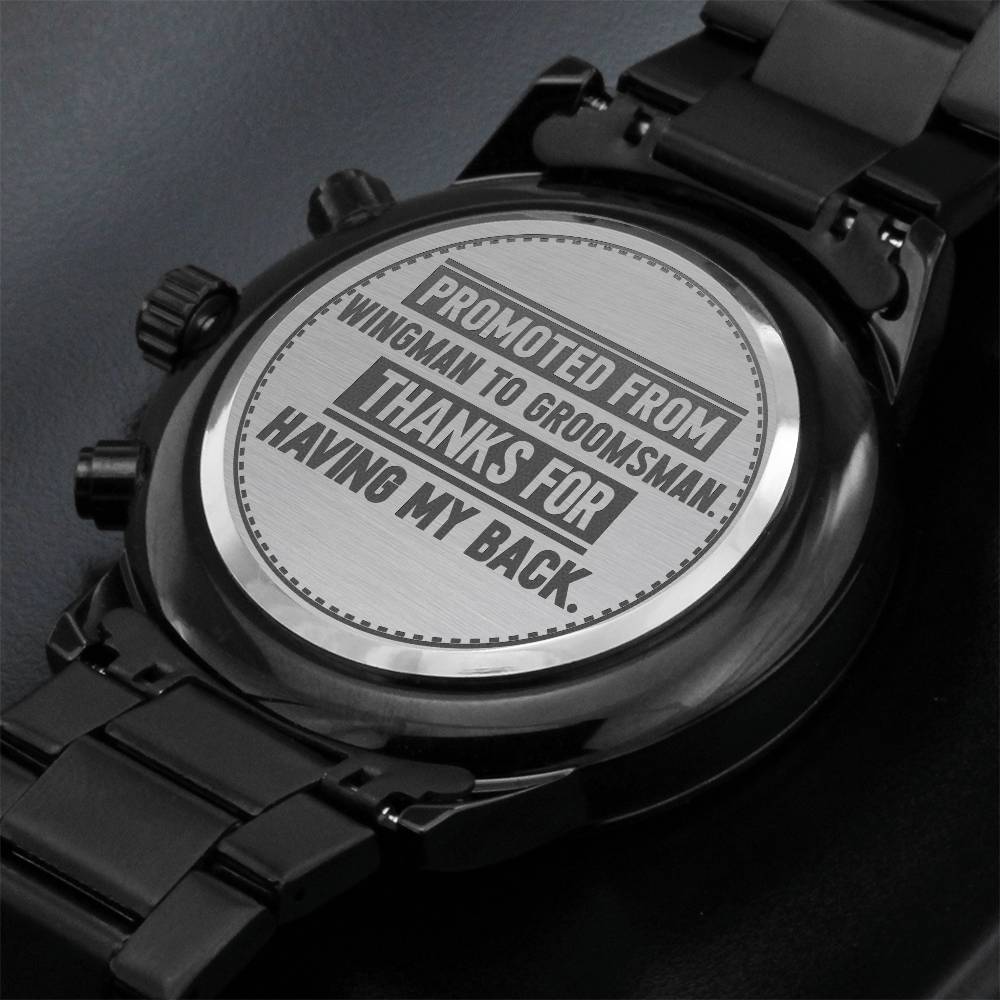 Garçon d'honneur : de l'ombre au premier plan – Montre pour homme
