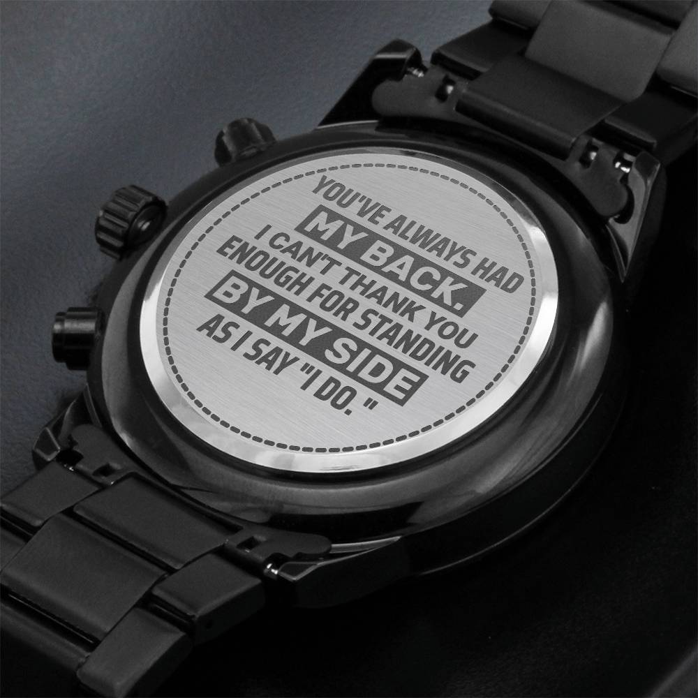 Garçon d'honneur, tu m'as toujours soutenu – Montre pour homme