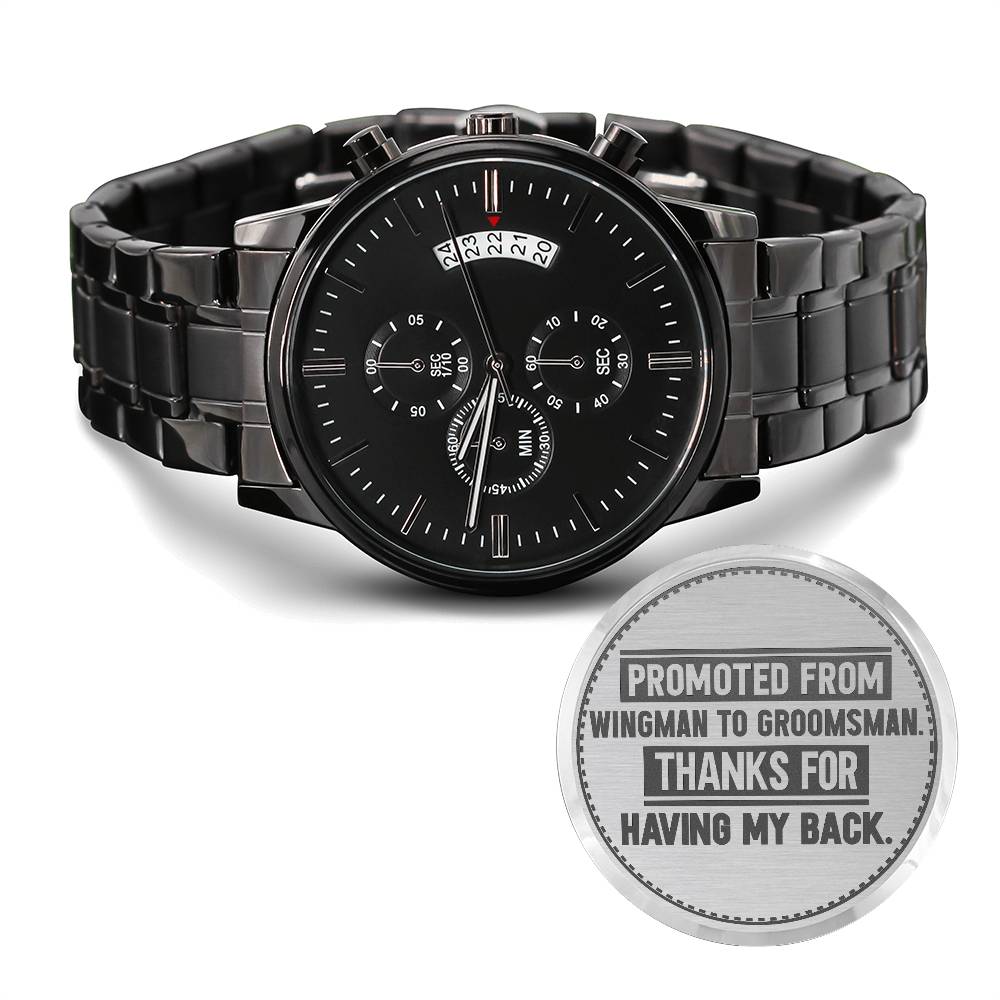 Garçon d'honneur : de l'ombre au premier plan – Montre pour homme
