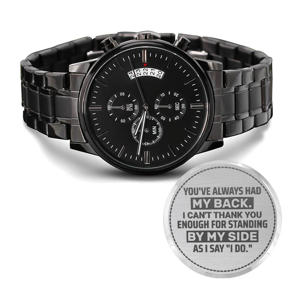 Garçon d'honneur, tu m'as toujours soutenu – Montre pour homme