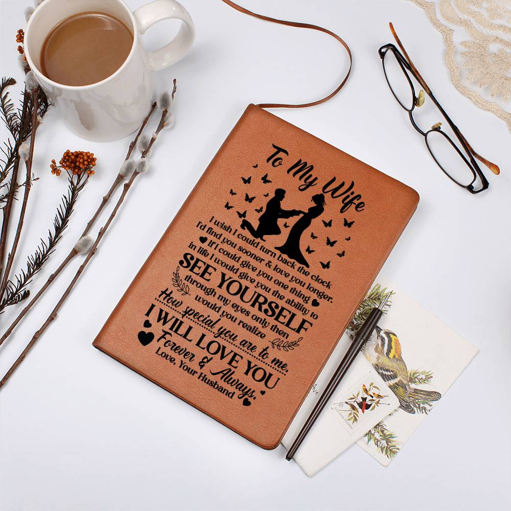 À ma femme Sooner – Carnet en cuir