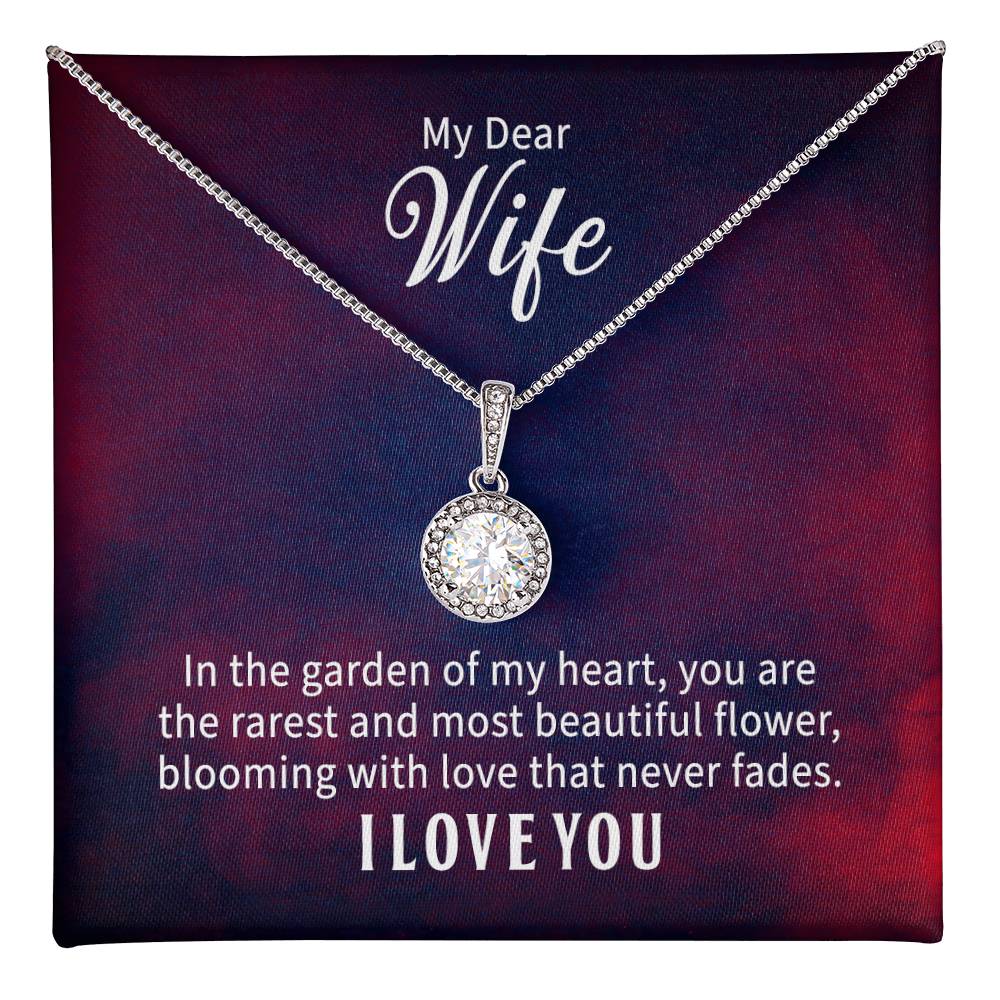 Ma femme, ma fleur – Collier Espoir éternel