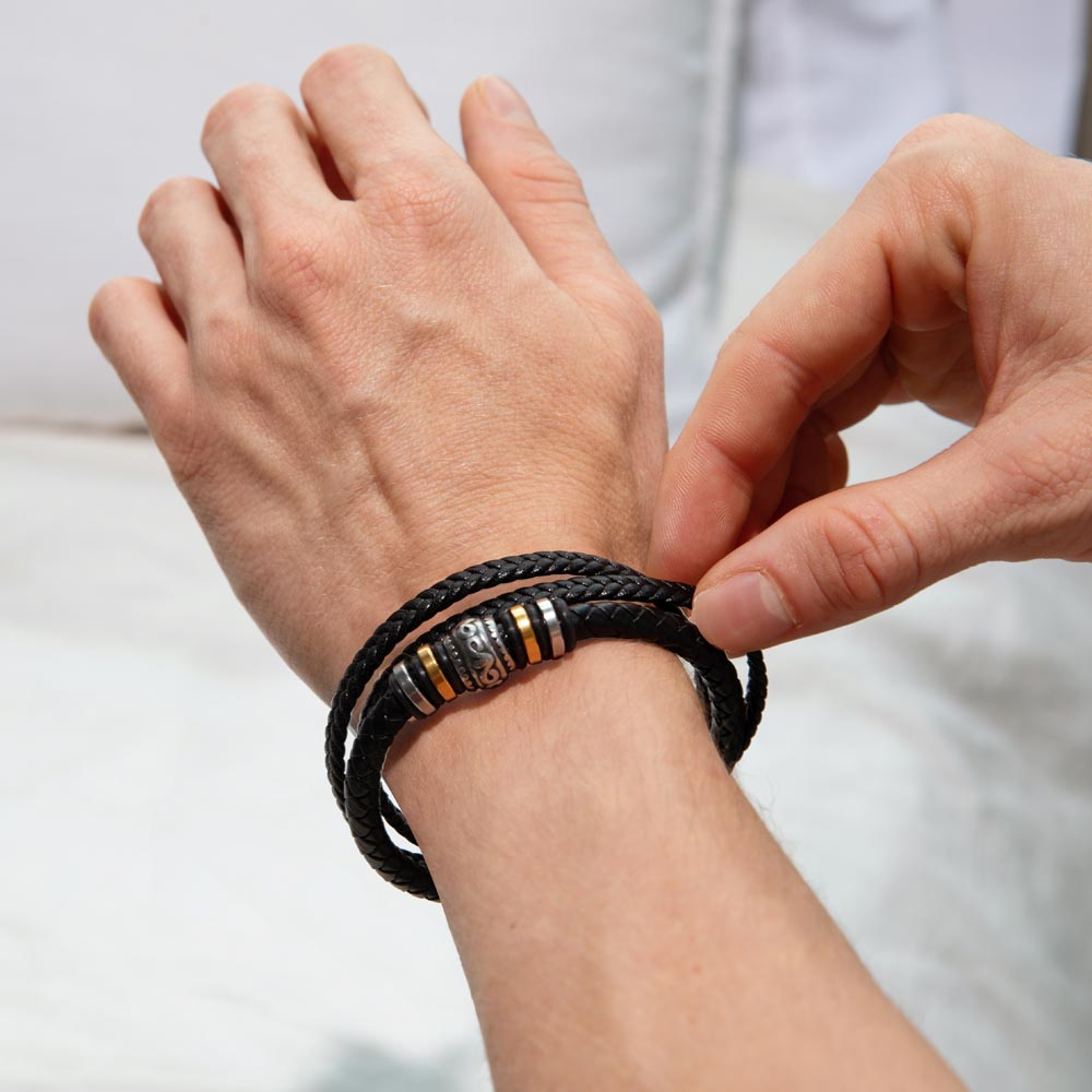 À mon garçon, rêves de diplôme (Je t'aime) – Bracelet