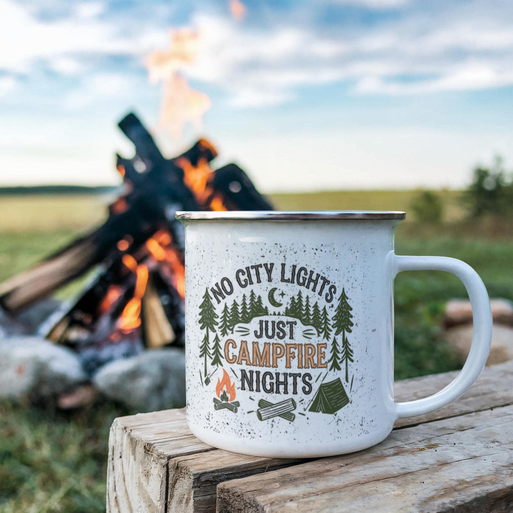 Pas de lumières de la ville - Tasse de camping